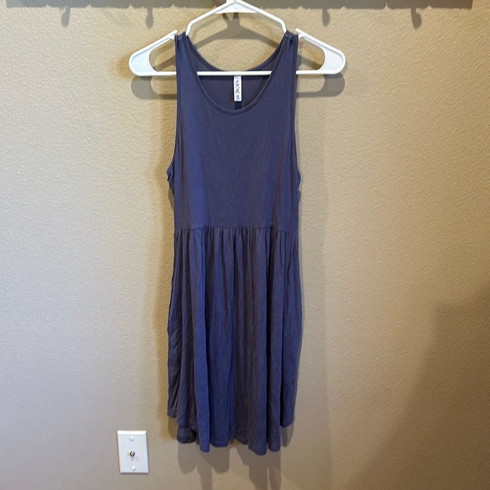 Navy blue-gray dress